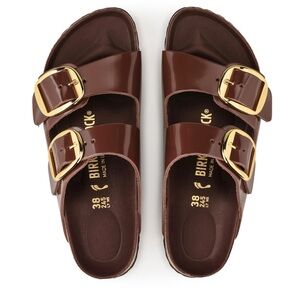 Birkenstock Arizona Big Buckle Sandal - Clay Dark Brown - Size 41 - NWOT